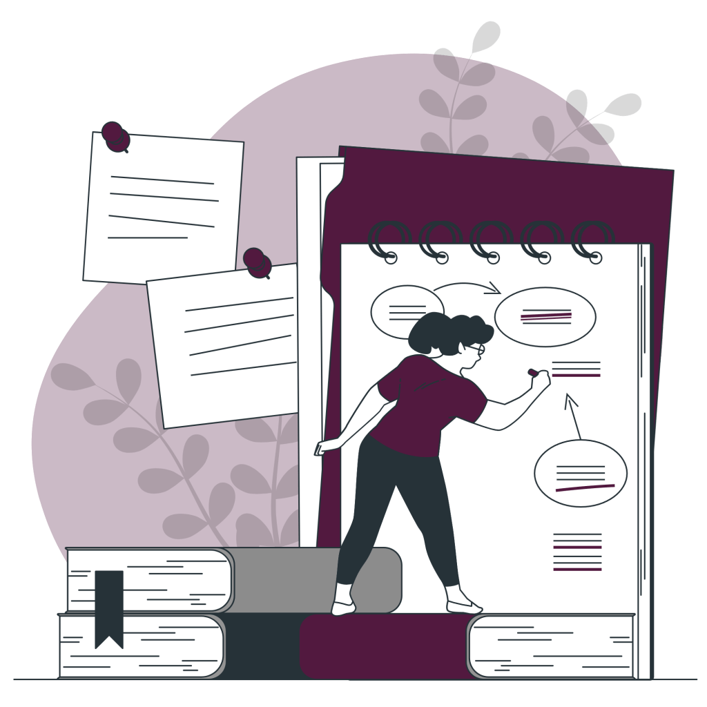 Image du concept de correction